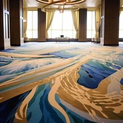 80% Wolle und 20% Nylon Luxus Ballsaal Bankett Hotel Teppich für Heimwerker