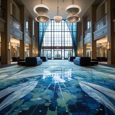 80% Wolle und 20% Nylon Luxus Ballsaal Bankett Hotel Teppich für Heimwerker