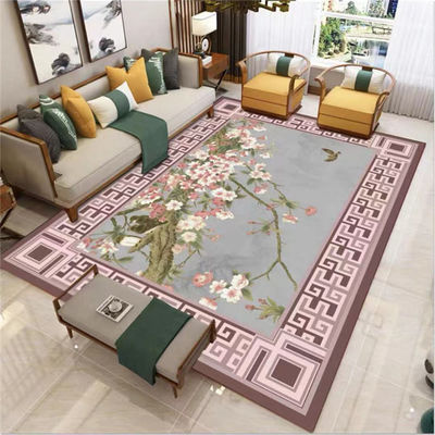 Home/Hotel/Büro/Schlafzimmer Maschinenfertigung Druckteppich Schmetterlingsblumen-Design