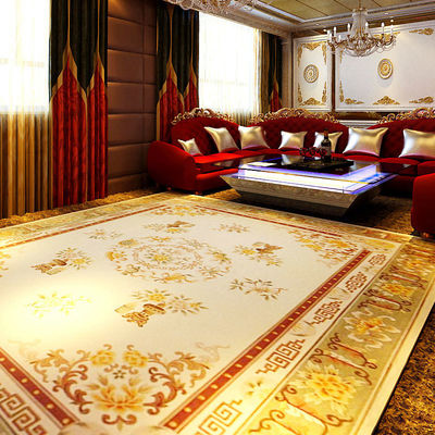 Handtufted Modern Europe Classic Plain Jacquard Stil Hotelteppiche für Bankettsaal