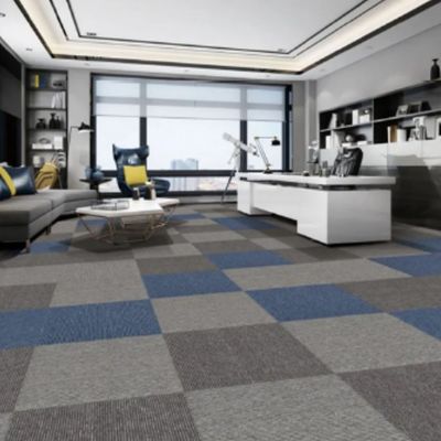 2024 Grauer Schmutz- und Rutschfeder in Innenräumen Büro-Hotelteppich Fliesen Fußbodenteppich