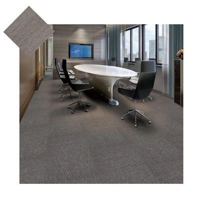 Teppichfliesen 50x5 PVC-Hintergrund Polypropylen Modernes umweltfreundliches Büro Feuerretardant