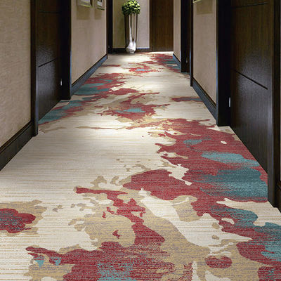 Abstract Druckmuster Maßgeschneiderte Modell Hotelzimmer Flur Anti-Rutsch Maschinenfertigung Teppich