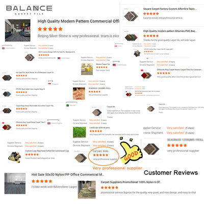 Max.6Farben Teppichfliesen 50x50 Perfekt für kommerzielle Dauerhafte und einfach zu installieren