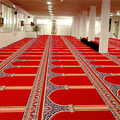Moschee Gebet Teppich 100% Acryl Hand Tufted Lösung gefärbt islamische Bodenbelag