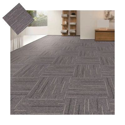 Teppichfliesen Peking 50x50 Luxushotel PP Jacquard Handelsbüro PVC Fußboden rutschfeste