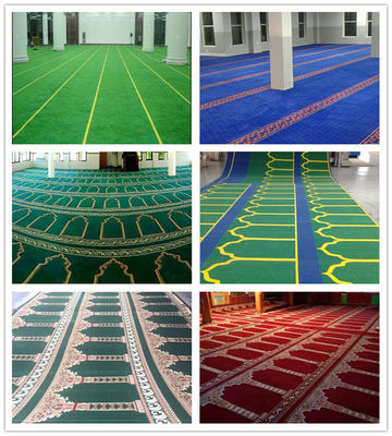 Moschee Gebet Teppich 100% Acryl Hand Tufted Lösung gefärbt islamische Bodenbelag