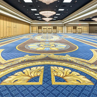 Custom 5 Star Hotel Bankettsaal Teppich und Teppich hohe Qualität Teppich Dichte 7x7-7x12