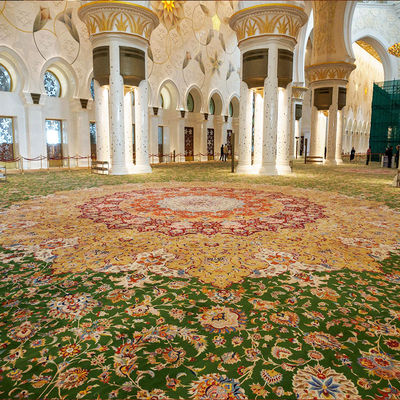 Custom Print Blumenmuster Luxus Moschee Fußbodenmatte für Büro Hotel und Wohnraum