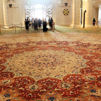 Custom Print Blumenmuster Luxus Moschee Fußbodenmatte für Büro Hotel und Wohnraum