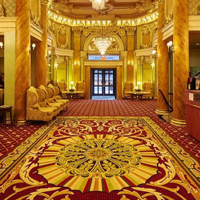 Modernes Design kundenspezifischer Stil kommerzieller Nylon Tufted Teppich für Lobby und Hotelzimmer
