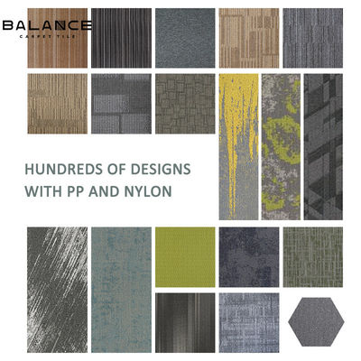 Luxus-PP-Nylon-Jacquard-Fliesen für Büroräume 50x50 Qingdao