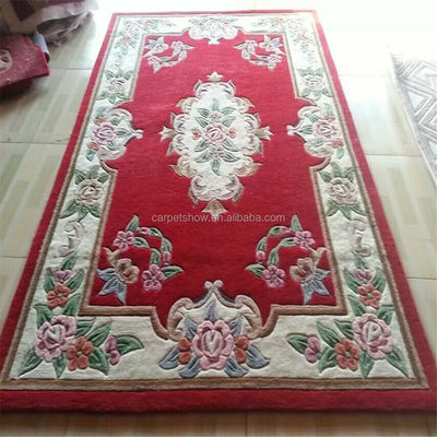 Akryl-Rundbereichsteppich Hand Tufted Teppich mit 12mm Stapelhöhe und hervorragend