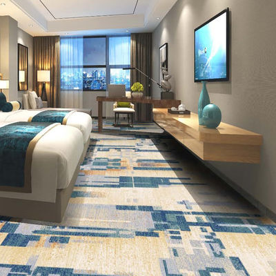 Maßgeschneiderter Support Relle Modern Design Hotel Korridor Teppich für Innenbankettsaal