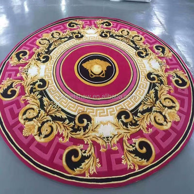 4.5lb angepasster rosa blumenförmiger Acrylteppich für Kinderzimmer und Erwachsene Gebetsraum