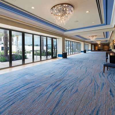 Design Abstract Muster feuerfeste Wolle PP Material Hotelteppich für modernes Wohnzimmer