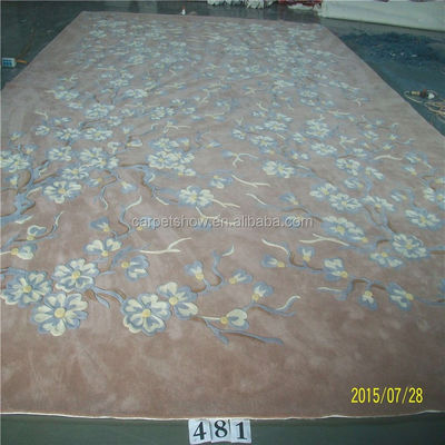 Modernes Design Tufted Cut Pile Technik 10mm Dicke Oval 100% Wolle Teppich Handgefertigt für zu Hause