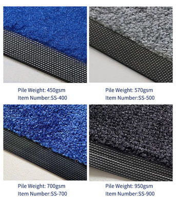 Teppich-Türmatte Schlupfffeste PVC-Spule-Bodenkissen für den Willkommens-Eingang