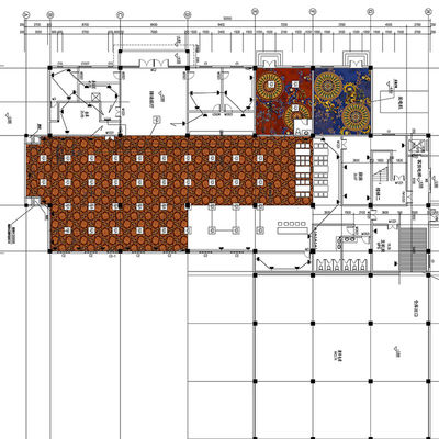 Custom Luxus Wolle Nylon Axminster Casino Teppichmaschine gemacht Schleife Stapel Waschbares Büro