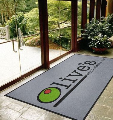 Home Dekoration Rechteck Custom Teppich Druck Logo Türmats für den Innen-Außen-Eingang