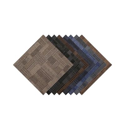 Teppichfliesen für Büros und Salons mit weichen Rücken und schalldichten Fußböden mit maschinell gefertigtem Design