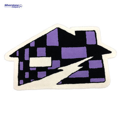 Hotel Lobby Hall Custom Modern Abstrakt Teppich Hand Tufted 3D Dicke Acrylwolle Logo Mat