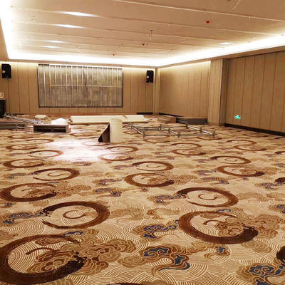 Custom Luxus Wolle Nylon Axminster Casino Lila Gold Teppich für gewerbliche Gebäude