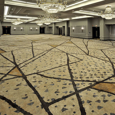Medium-Pile Nylon-gedruckte Hotelteppiche für maßgeschneiderte Korridore und Wand-zu-Wand-Böden