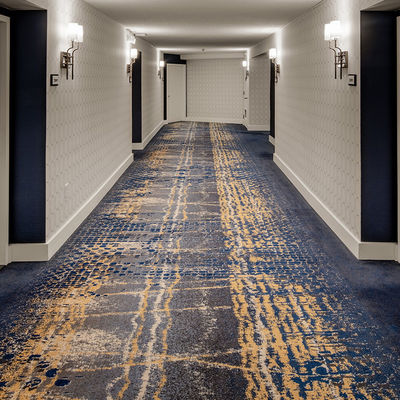 Mittelschicht-Nylon-Hotelteppich für benutzerdefinierte Korridore und Wand-zu-Wand-Böden
