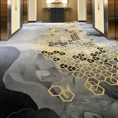 Mittelschicht-Nylon-Hotelteppich für benutzerdefinierte Korridore und Wand-zu-Wand-Böden