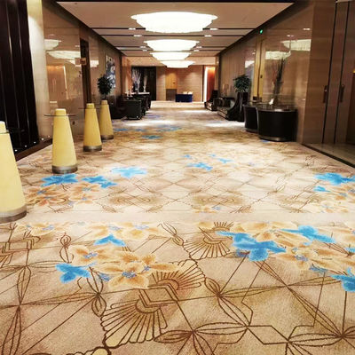 Mittelschicht-Nylon-Hotelteppich für benutzerdefinierte Korridore und Wand-zu-Wand-Böden