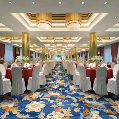 Moderne Fußbodendekoration Drucken Hotelteppiche mit maschinell hergestellter Nylon Custom