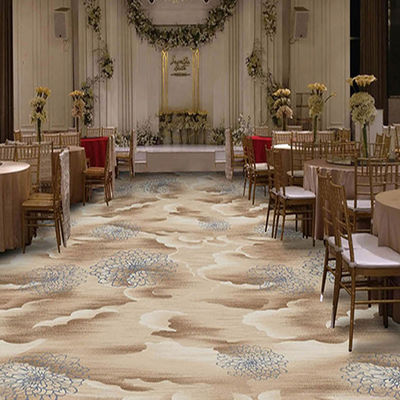 Moderne Fußbodendekoration Drucken Hotelteppiche mit maschinell hergestellter Nylon Custom