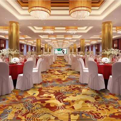 3D-gedruckte Teppich mit Blumenmuster für Luxushotels