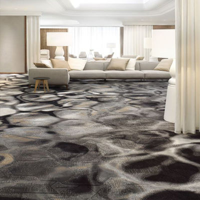 Customized Printed Carpet für Hoteldekoration Blumen-Design Nylon-Material