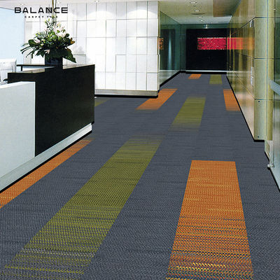 Modulare PVC-Teppichte mit PP-Rücklage 50x50 für Geschäftsbüros Gesamtdicke 6,0 mm