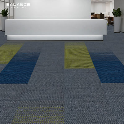 Modulare PVC-Teppichte mit PP-Rücklage 50x50 für Geschäftsbüros Gesamtdicke 6,0 mm