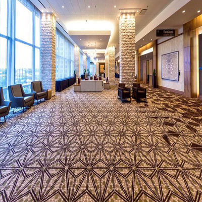 Plüsch-Hotel-Zimmerteppich im modernen Stil mit handgefülltem Tuft für Wand-zu-Wand-Installation