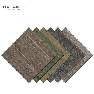 50x50 Quadrat PVC Polyester Polypropylen Schleife Stapel Fußboden Teppichfliesen für Wohnzimmer Küche Esszimmer Waschbar