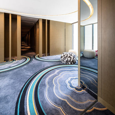 Antimikrobielle Handtufted Wolle Seidenteppich für Flur Innen in Luxus-Hotel Dekoration