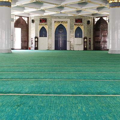 Hochstapel Tufted Muslim Wand zu Wand Gebet Teppich Rollen für Moschee Weiches Teppich Garne