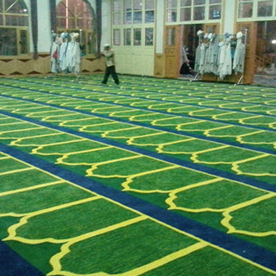 Antimikrobielle Moschee Teppich Rollen für Gebetszimmer muslimische Wand zu Wand Weiches Teppichgarn