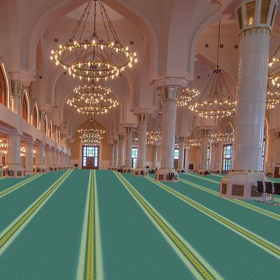 Muslime Wand zu Wand Gebet Teppich Rollen für Moschee Gebet Raum