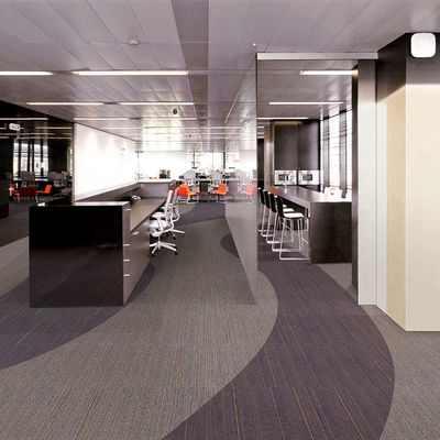 Gewerbezimmer Hochverkehr Pp Teppich 50*50 Jacquard Büro Fußboden Bitumen Hintergrund Teppichfliesen Bibliothek