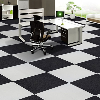 Abstract Peking Silberstein Akustik Schwarz-Weiß Teppich Fliesen Gewebter Schnitt Pfahl Quadrat Teppich Schlafzimmer Außentür Golf Gebet PP Material