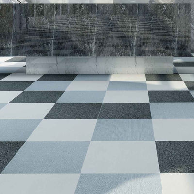 Abstract Peking Silberstein Akustik Schwarz-Weiß Teppich Fliesen Gewebter Schnitt Pfahl Quadrat Teppich Schlafzimmer Außentür Golf Gebet PP Material