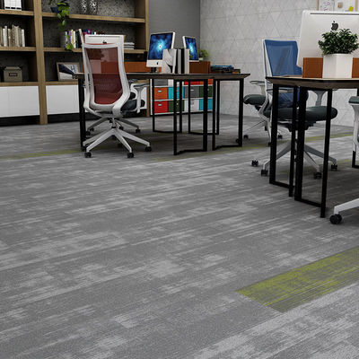 High Quality Teppich Verschleißbeständiges Abnehmbares Büro Moderne Fußbodenfliesen Sicher PVC Nylon Dicke Teppichfliesen