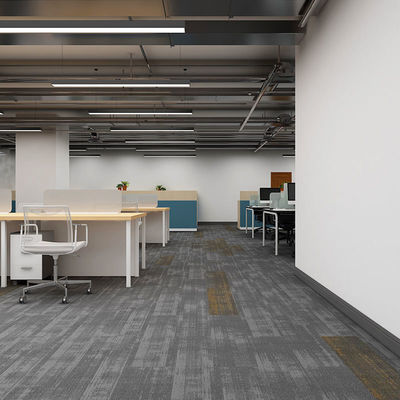 High Quality Teppich Verschleißbeständiges Abnehmbares Büro Moderne Fußbodenfliesen Sicher PVC Nylon Dicke Teppichfliesen