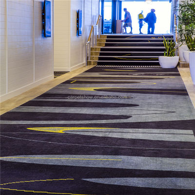 7mm Pile Height Axminster Teppich für Hotel und Kino Bodenbelag Lösung