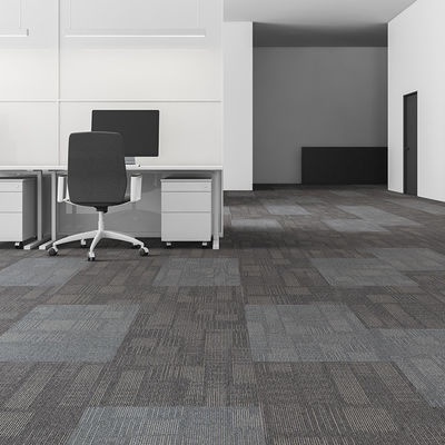 Portale Wasserdichte Nylon quadratische oder rechteckige Form PVC Modular Office Teppich Fliesen 50 * 50cm